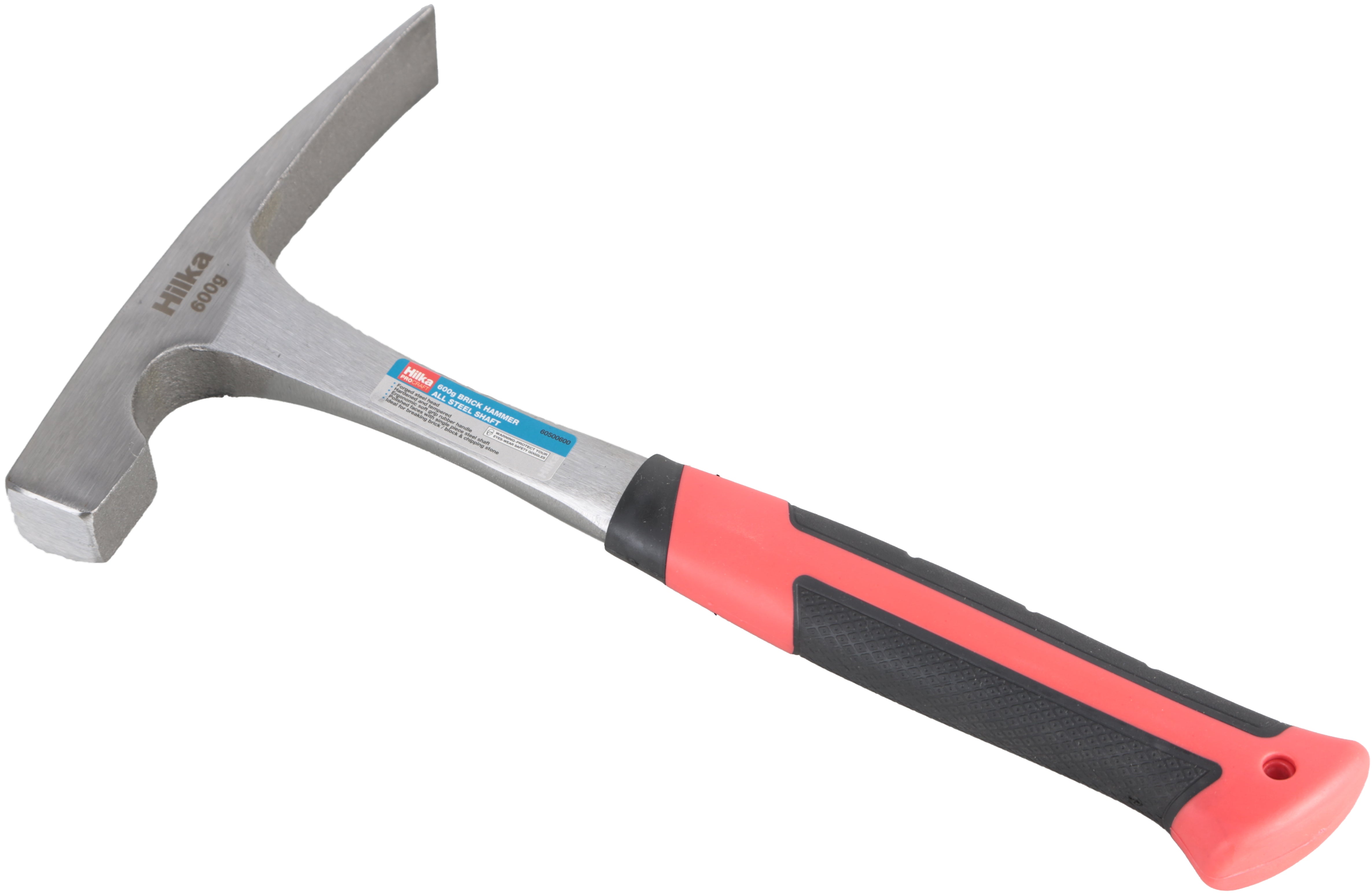 Hilka 600g Brick Hammer All Steel Shaft 60500600