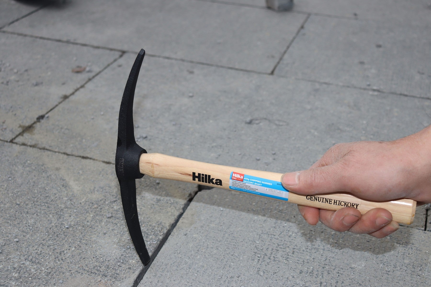 Hilka 400g Chipping Hammer Hickory Shaft 60504002
