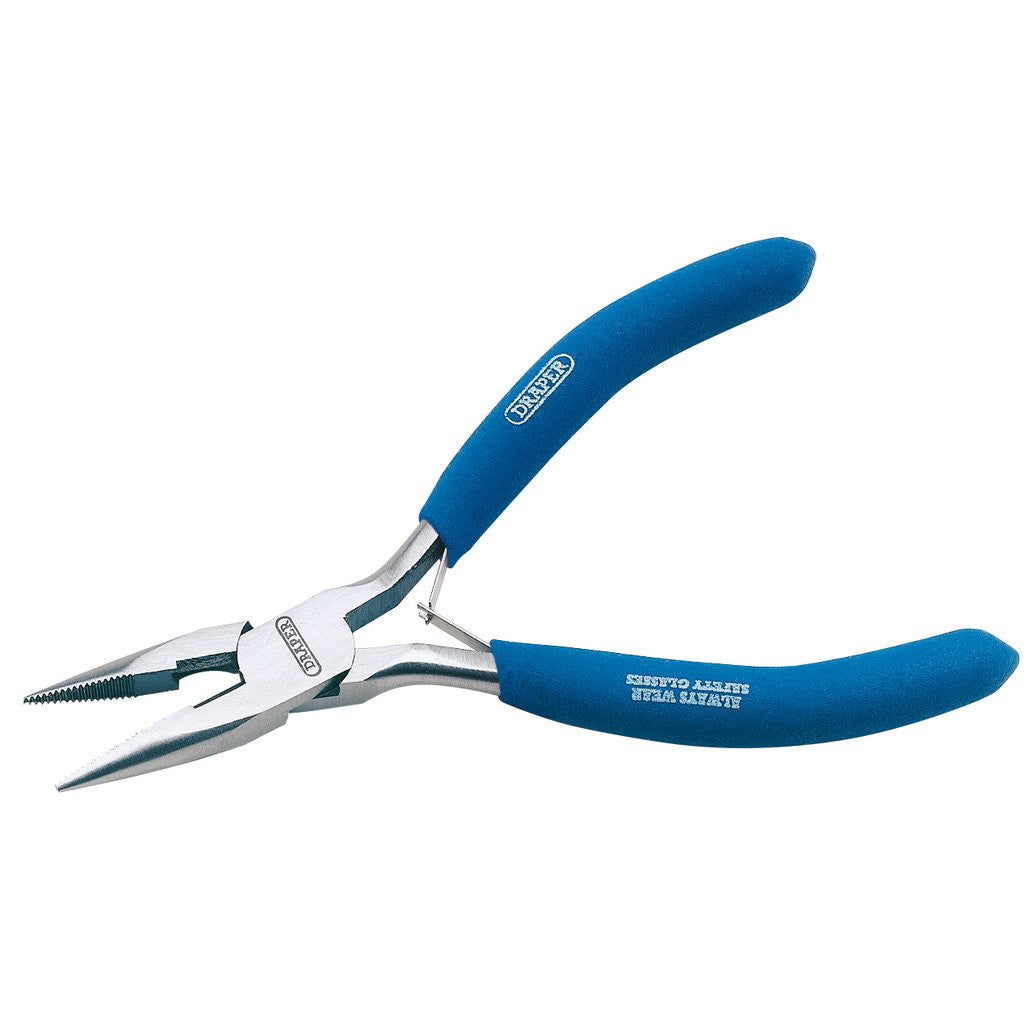 Draper Carbon Steel Long Nose Pliers, 125mm  60740