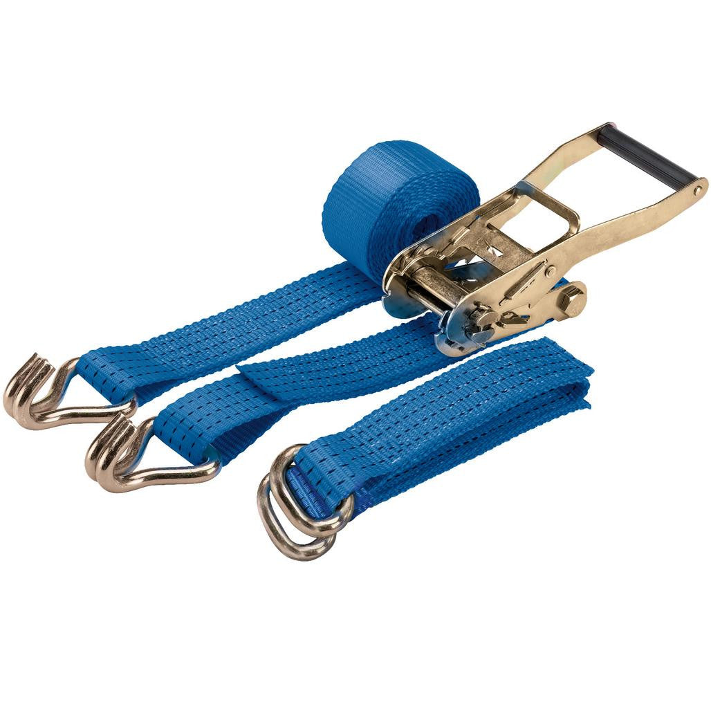 Draper Ratcheting Vehicle Tie Down Straps, 3m x 50mm, 2500kg 60969