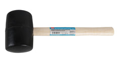 Hilka 32oz Black Rubber Mallet Wooden Shaft 61202032