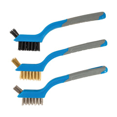 Silverline Mini Wire Brush Set 3pce 617623