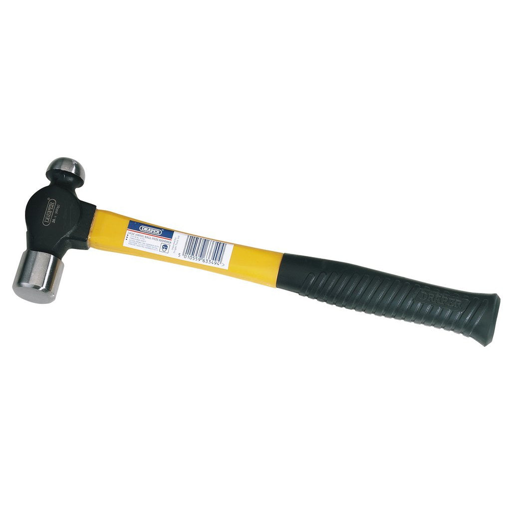 Draper Expert Ball Pein Hammer with Fibreglass Shaft, 680g/24oz  63349