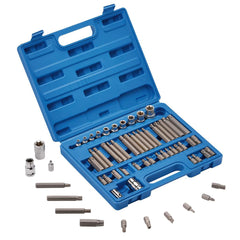 Draper Expert Mechanics Socket and Bit Set, 3/8, 1/2" Sq. Dr. (61 Piece)  63376