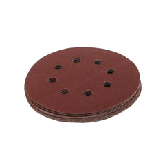 Silverline Hook & Loop Discs Punched 125mm 10pk 633955