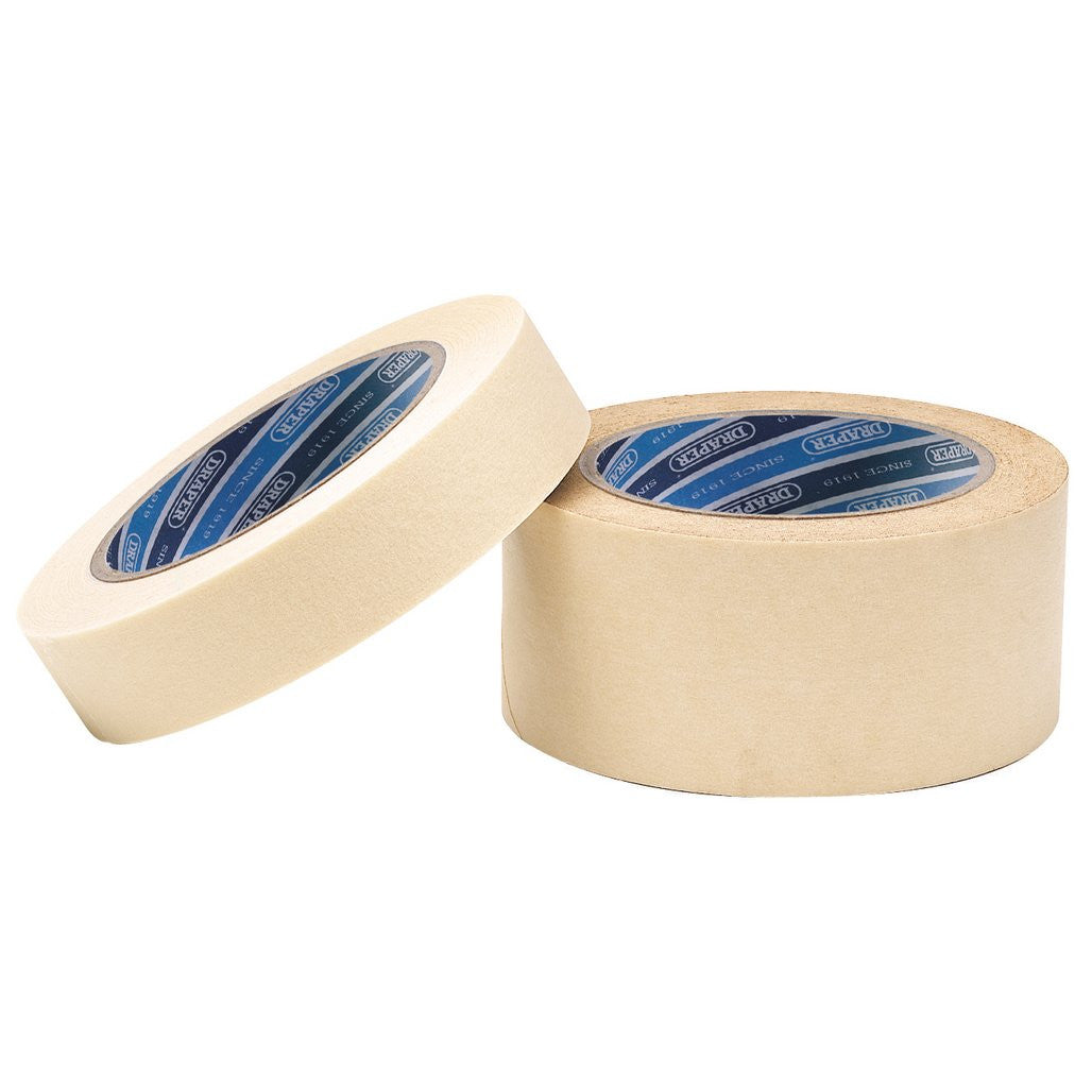 Draper Masking Tape Roll, 50m x 48mm  63480