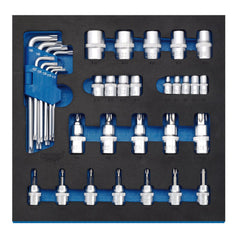 Draper Draper Expert TX-STAR® Screwdriver Insert Bits and Keys in 1/2 Drawer EVA Insert Tray (35 Piece)