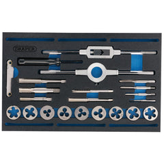 Draper Draper Expert Combination Tap and Die Set - Metric and BSP in EVA Foam Insert Tray (22 Piece)