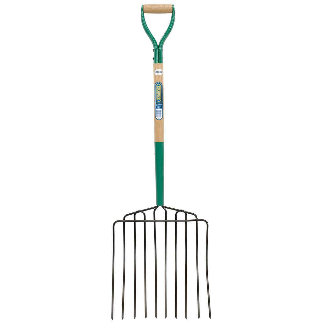 Draper 10 Prong Manure Fork with Wood Shaft and MYD Handle  63578
