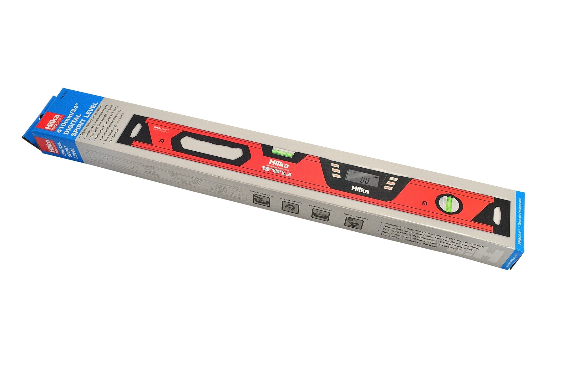 Hilka 24" (610mm) Digital Spirit Level 63605024