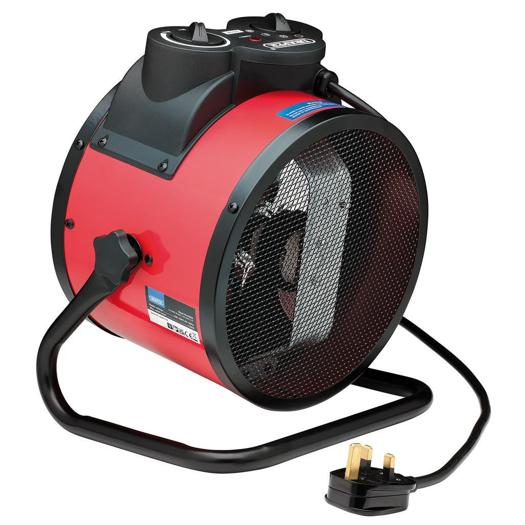 Draper 230V PTC Electric Space Heater, 2.8kW, 9550 BTU 63858