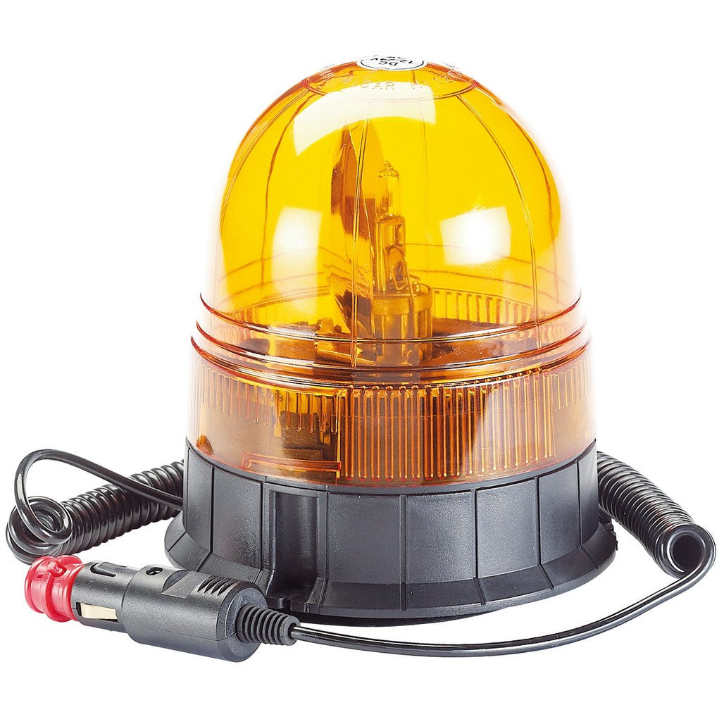 Draper 12/24V Magnetic Base Rotating Beacon  63878