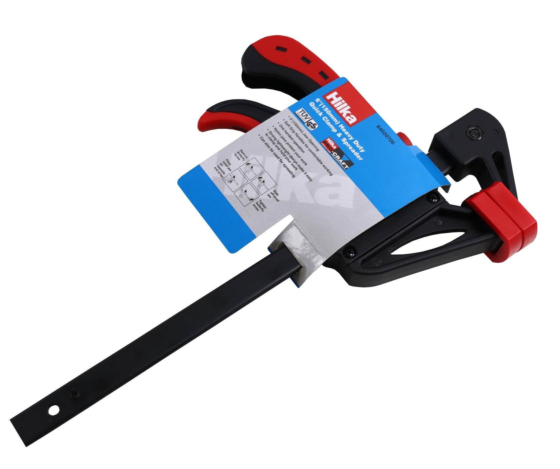 Hilka 6" (150mm) Quick Release Bar Clamp 64020706