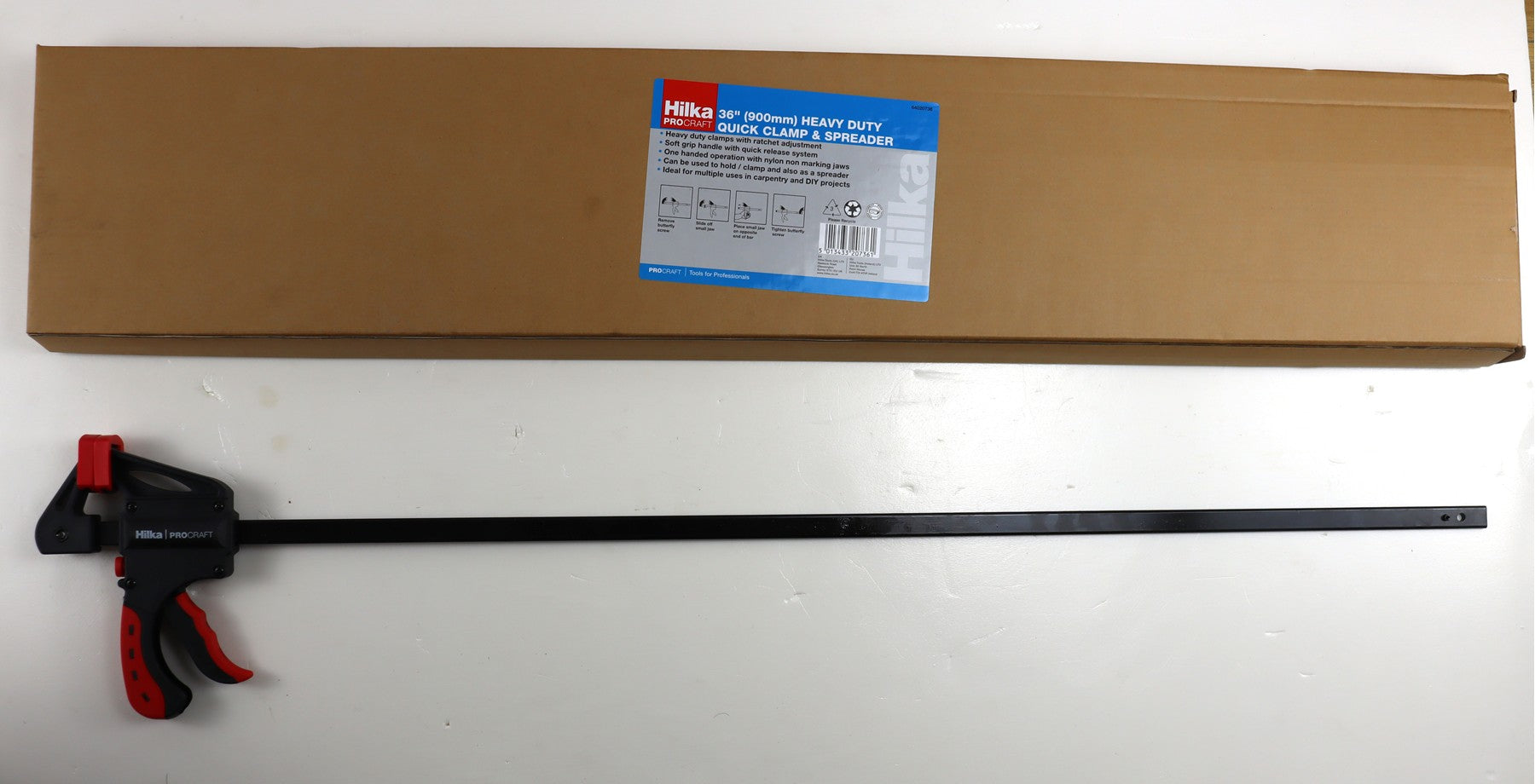 Hilka 36" (900mm) Quick Release Bar Clamp 64020736