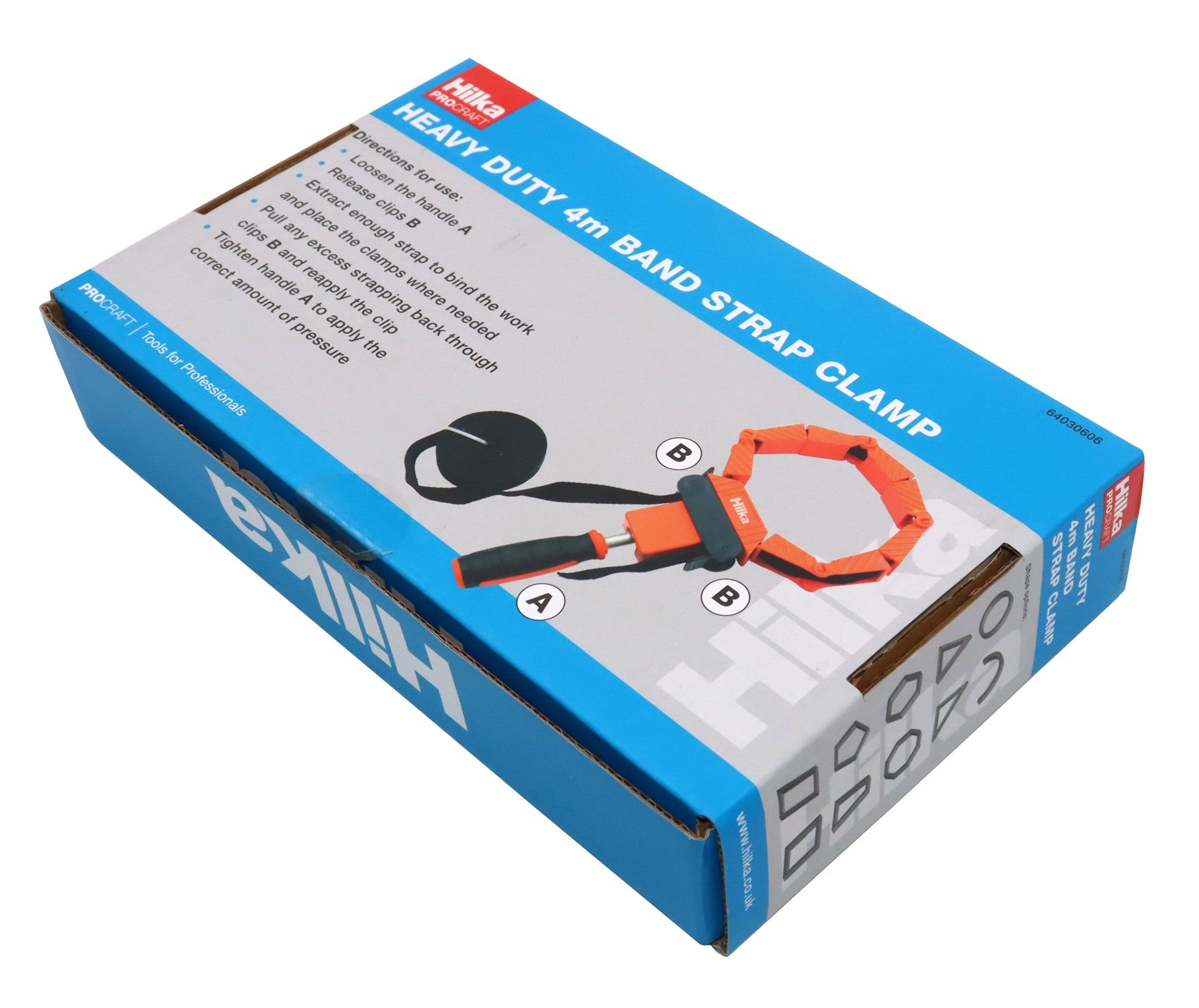 Hilka Heavy Duty 4M Band Strap Clamp 64030606