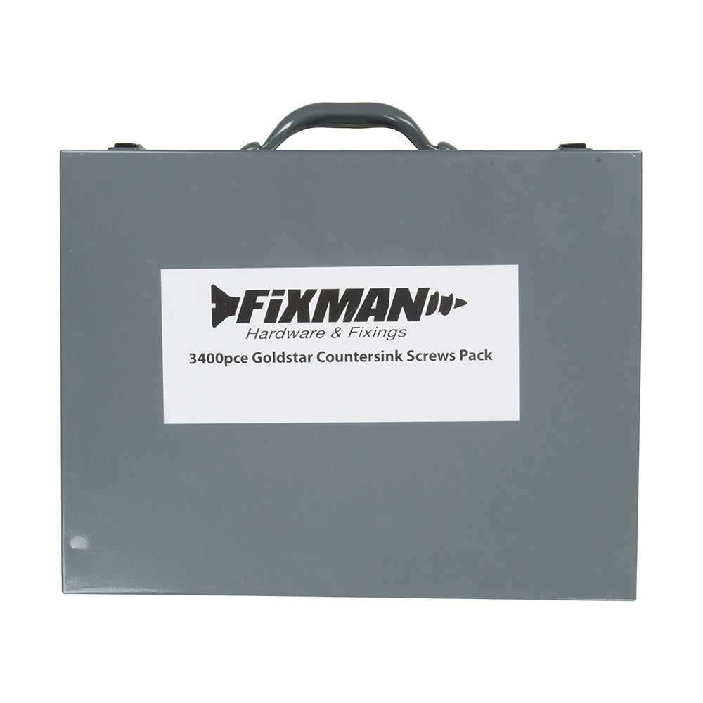 Fixman Goldstar Countersink Screws Pack 640485