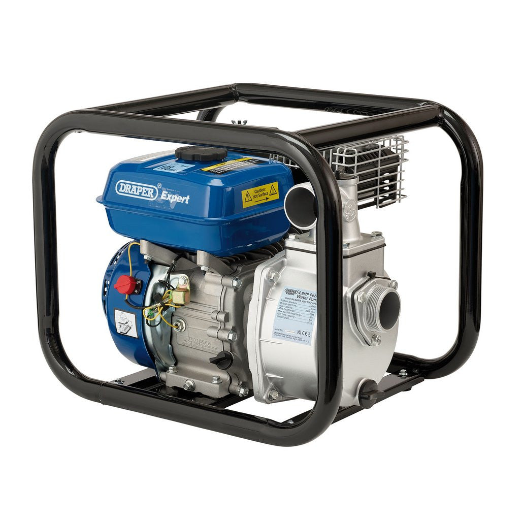 Draper Expert Petrol Water Pump, 500L/Min, 4.8HP  64065