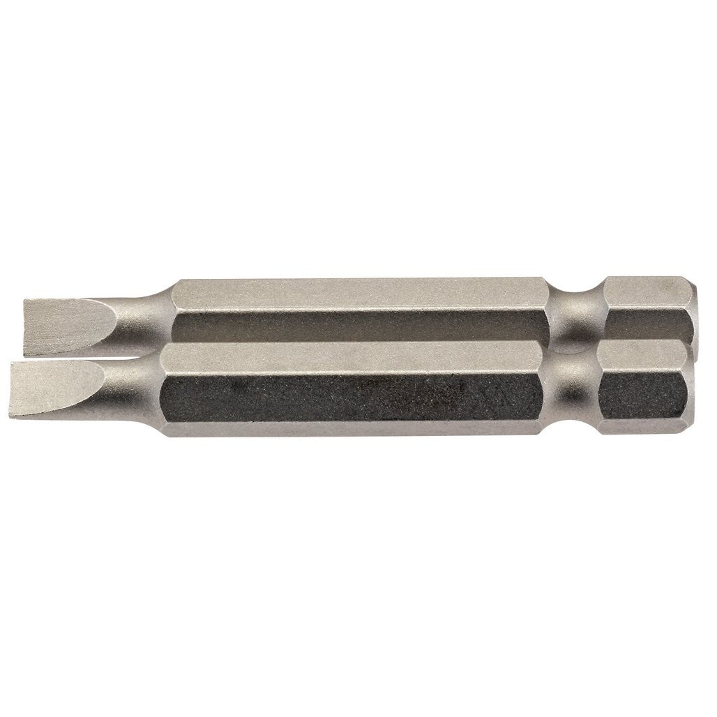 Draper Plain Slot Insert Bit, 4.5mm, 1/4" Hex, 50mm Long (Pack of 2)...  64089