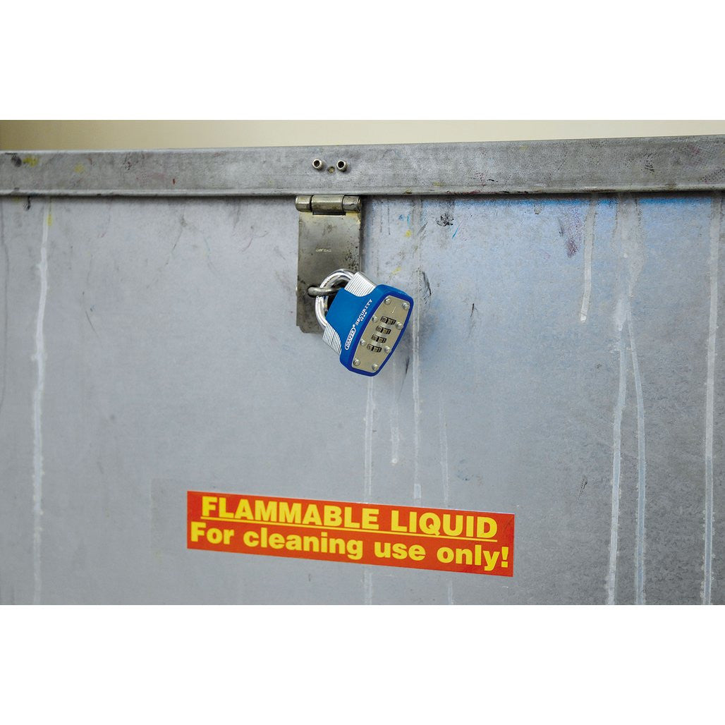 Draper Resettable Combination Padlock, 46mm 64158