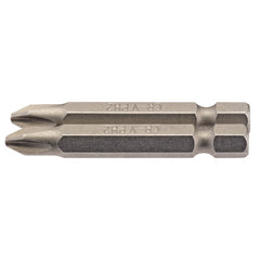 Draper Cross Slot Insert Bit, 1/4" Hex, 50mm Long, No.2 (Pack of 2)  64237