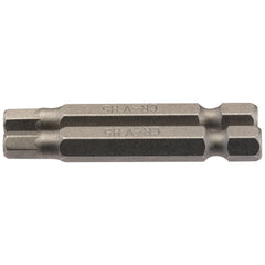 Draper Hexagonal Insert Bit, 5mm, 1/4" Hex, 50mm Long (Pack of 2)  64255