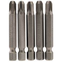 Draper PZ Type Insert Bit, 1/4" Hex, 50mm Long, No.3 (Pack of 5)  64286