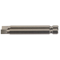Draper Plain Slot Insert Bit, 6mm, 1/4" Hex, 75mm Long (Pack of 2)  64308