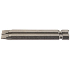 Draper Plain Slot Insert Bit, 6.5mm, 1/4" Hex, 75mm Long (Pack of 2)  64309