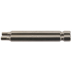Draper Hexagonal Insert Bit, 4mm, 1/4" Hex, 75mm Long (Pack of 2)  64321