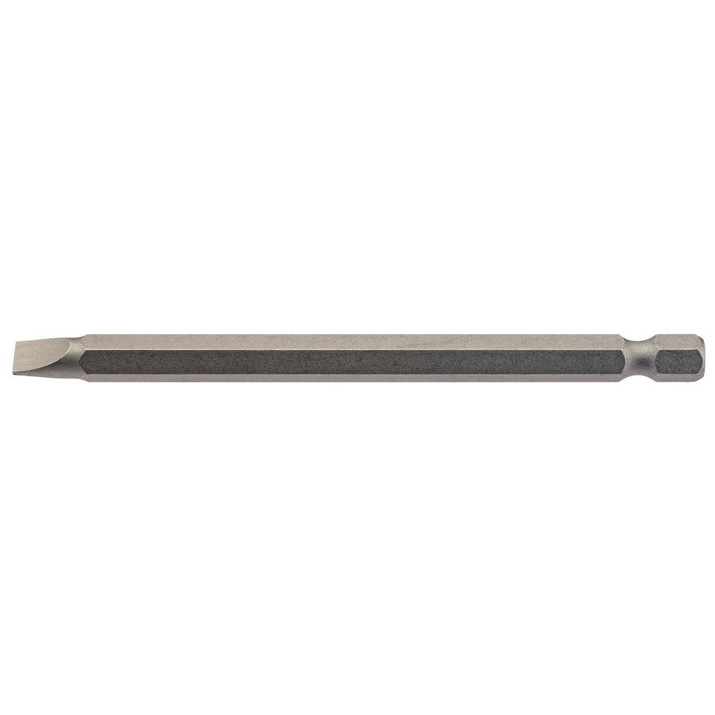 Draper Plain Slot Insert Bit, 6mm, 1/4" Hex, 100mm Long (Pack of 1)  64347