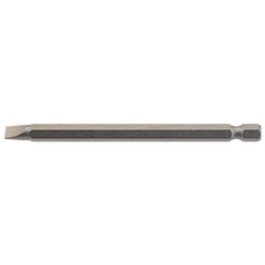 Draper Plain Slot Insert Bit, 6mm, 1/4" Hex, 100mm Long (Pack of 1)  64347
