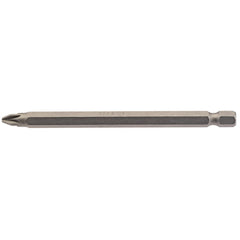Draper PZ Type Insert Bit, 1/4" Hex, 100mm Long, No.2 (Pack of 1)  64362