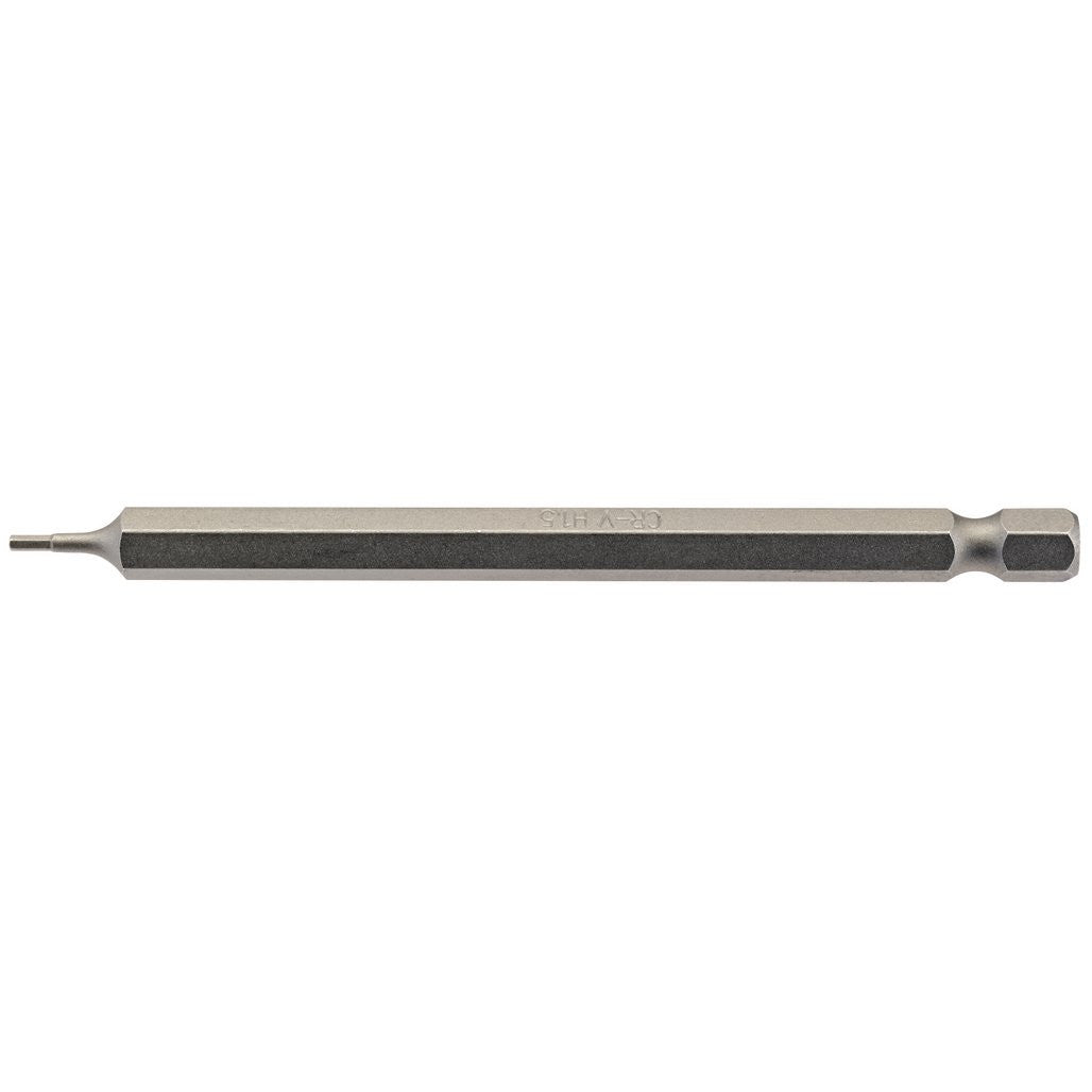 Draper Hexagonal Insert Bit, 1.5mm, 1/4" Hex, 100mm Long (Pack of 1)  64369