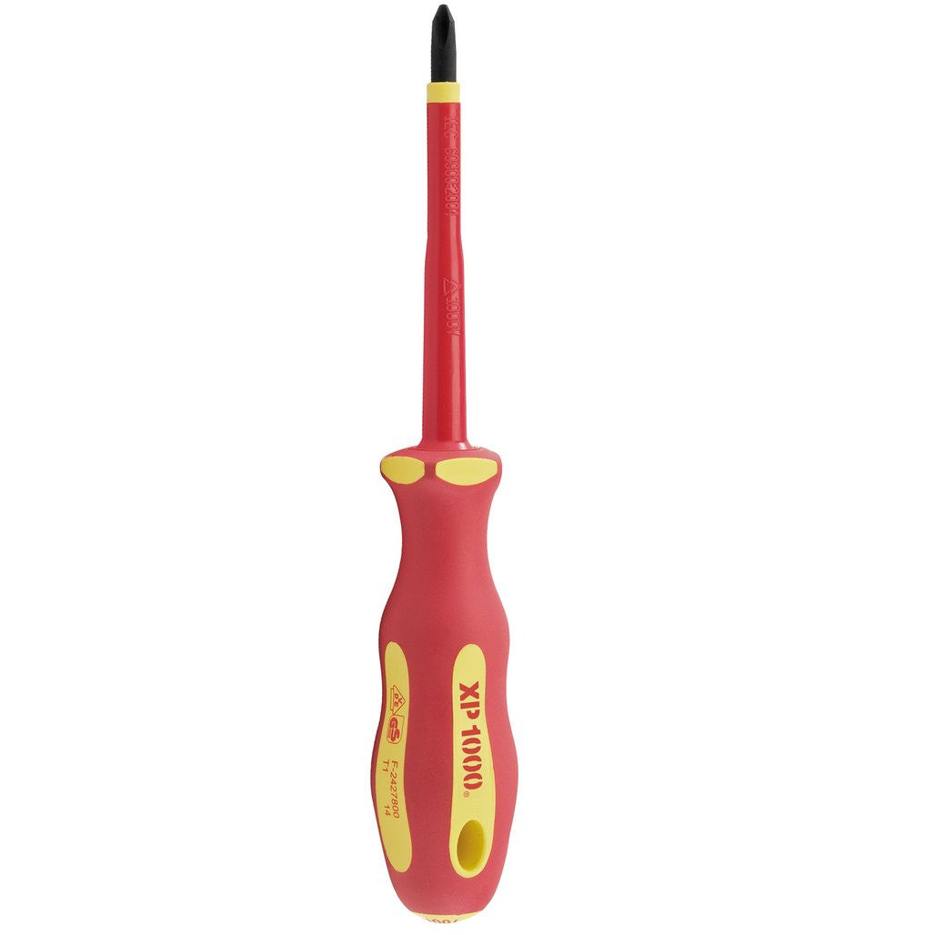 Draper XP1000® VDE Cross Slot Screwdriver, No.2 x 100mm  64432