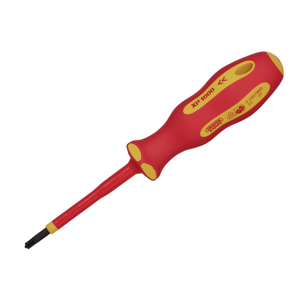 Draper XP1000® VDE PZ/SL Type Screwdriver, No.1 x 80mm  64489