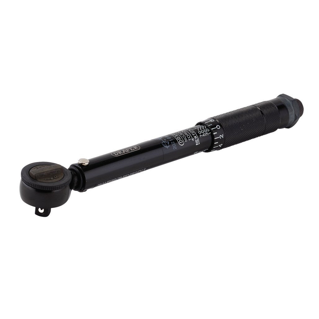 Draper Ratchet Torque Wrench, 3/8" Sq. Dr., 10 - 80Nm 64534