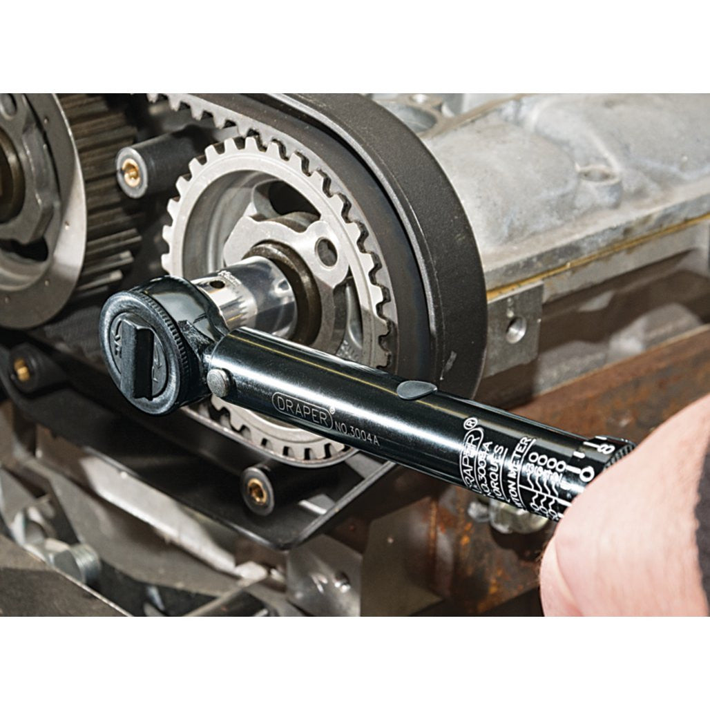 Draper Ratchet Torque Wrench, 3/8" Sq. Dr., 10 - 80Nm 64534