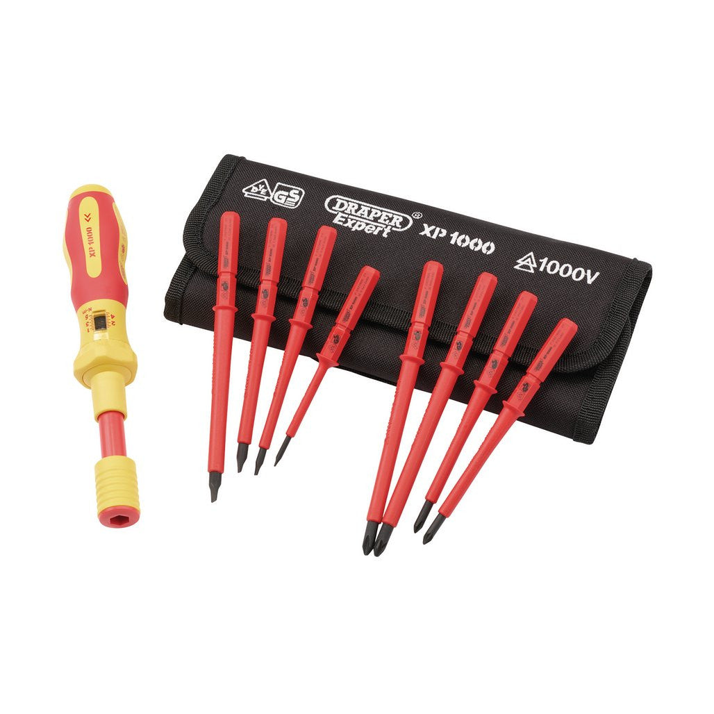Draper XP1000® VDE Interchangeable Torque Screwdriver Set (9 Piece)  65372