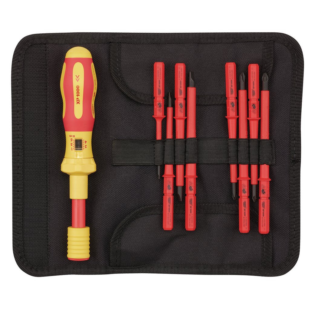 Draper XP1000® VDE Interchangeable Torque Screwdriver Set (9 Piece)  65372