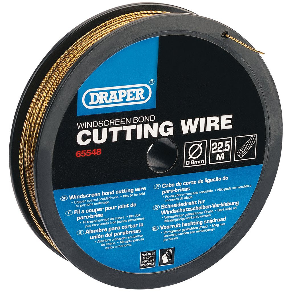 Draper Stainless Steel Braided Wire for Wire Feeder/Starter - 0.8mm, 22.5M 65548