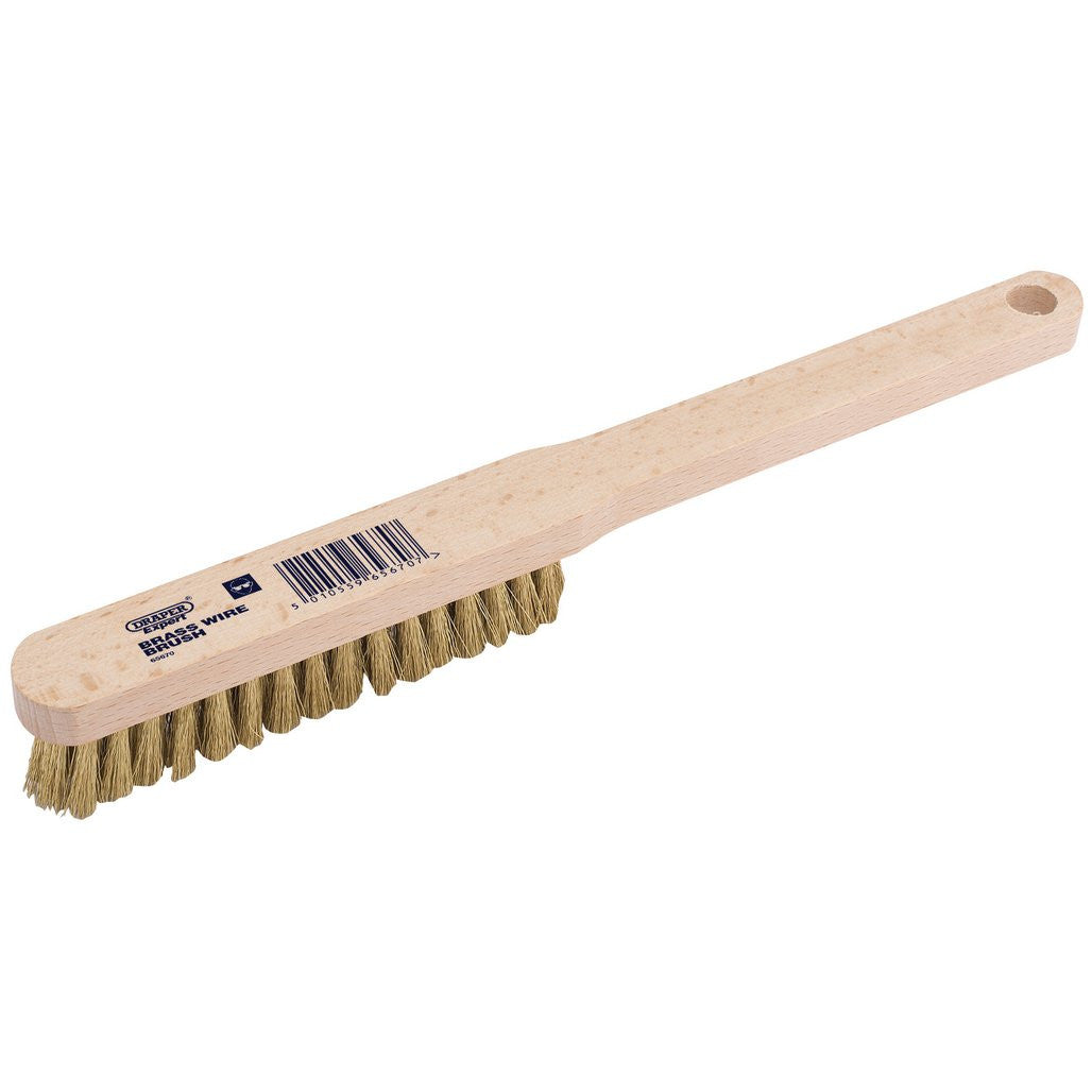 Draper Expert Brass Fill Wire Hand Brush, 225mm  65670