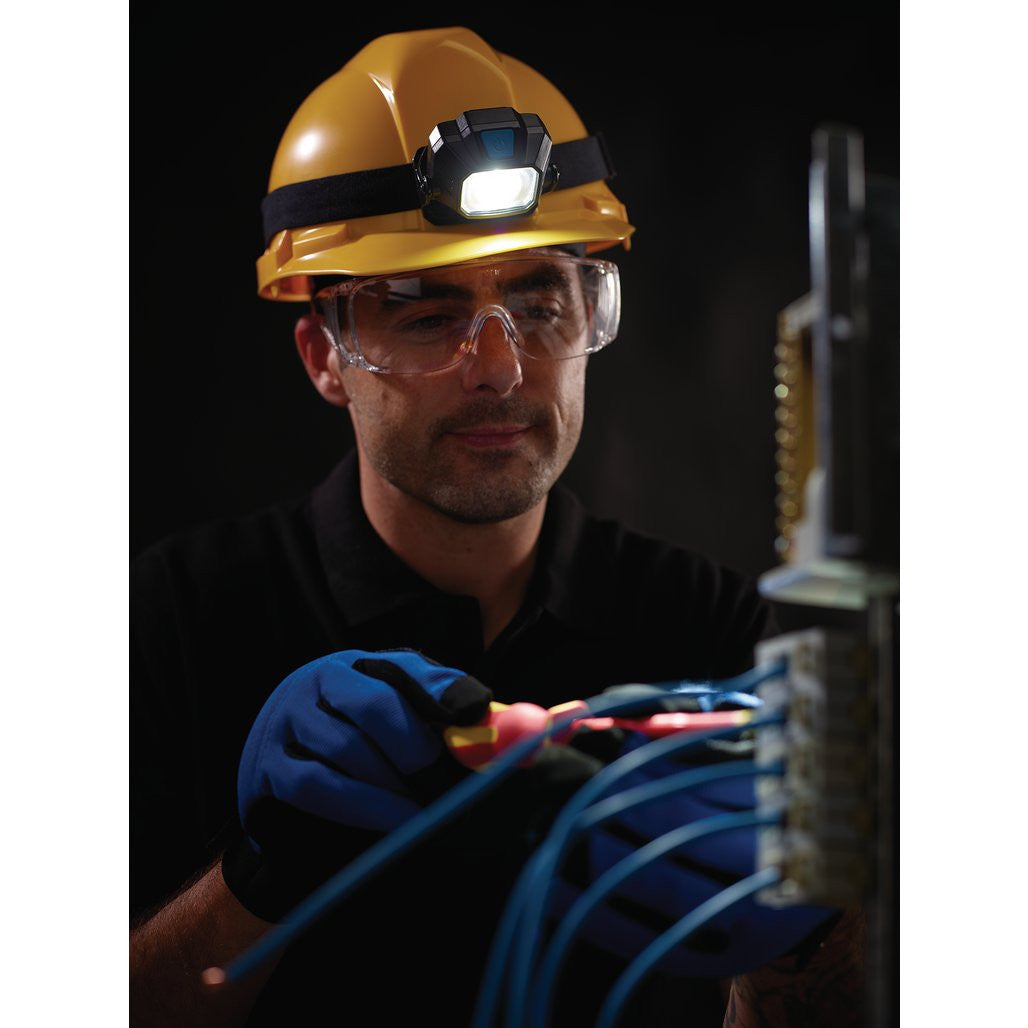 Draper Draper Expert COB/SMD LED Wireless/USB Rechargeable Head Torch, 6W, 400 Lumens, USB-C Cable Supplied