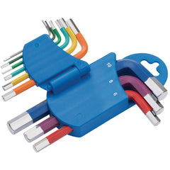 Draper Expert Metric Coloured Short Arm Hex. Key Set (9 Piece)  66126