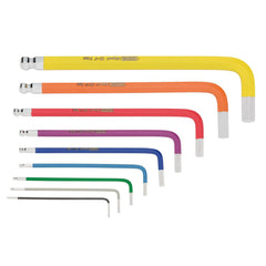 Draper Expert Metric Hex. and Ball End Key Set, Colour Coded (9 Piece)  66132