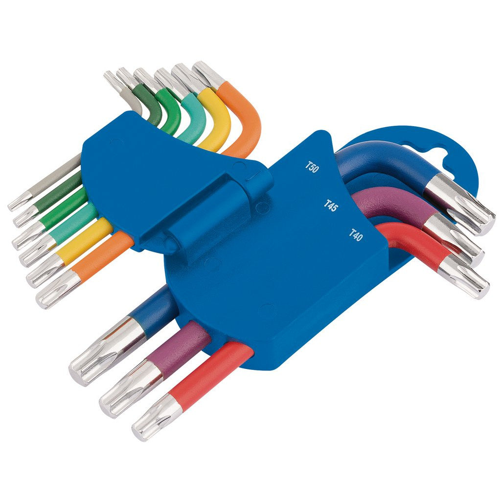 Draper Expert TX-STAR® Metric Coloured Short Arm Key Set (9 Piece)  66135
