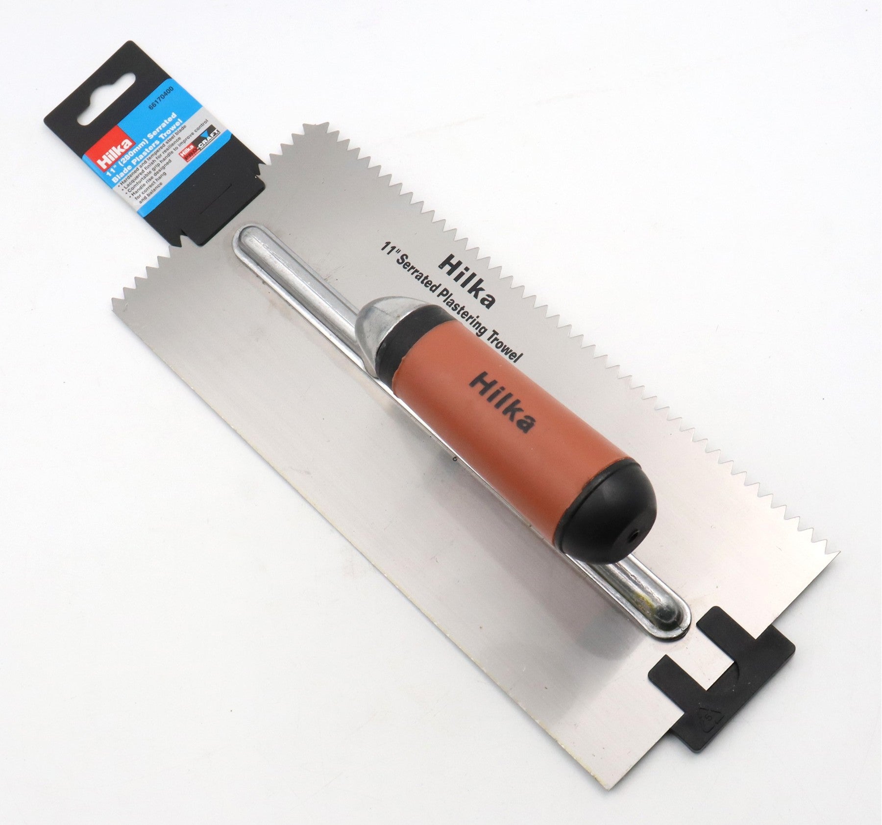 Hilka 11" Serrated Blade Plasterers Trowel 66170400