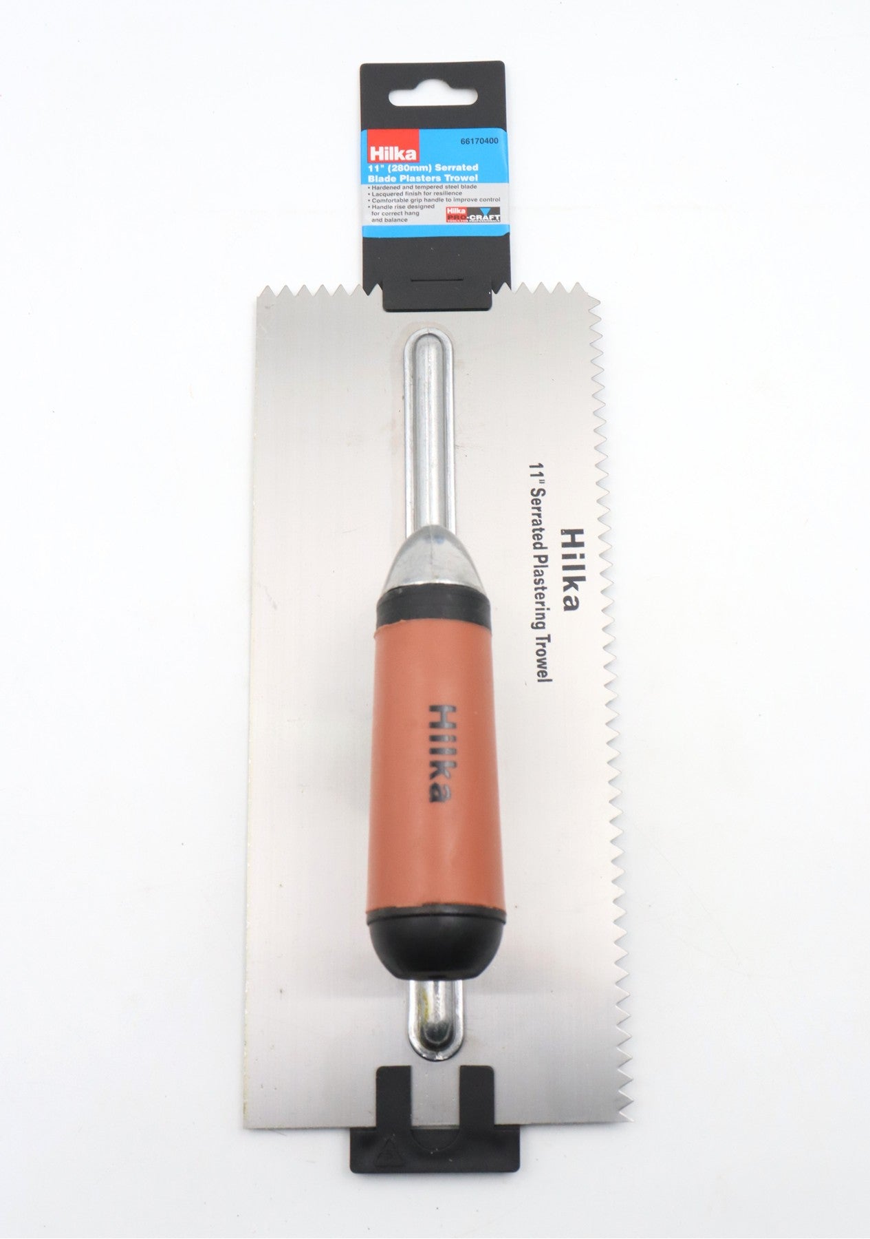 Hilka 11" Serrated Blade Plasterers Trowel 66170400