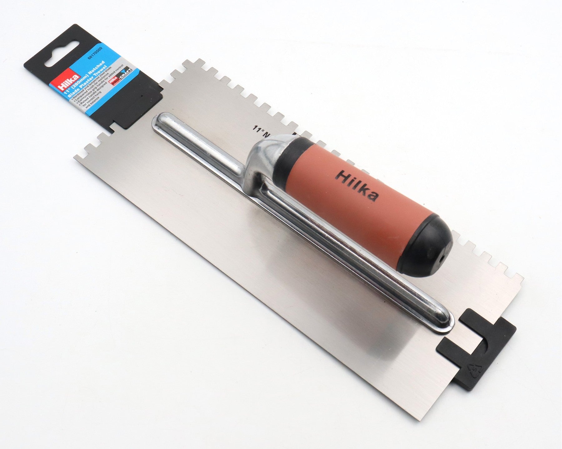 Hilka 11" (280mm) Notched Blade Plasterers Trowel 66170500