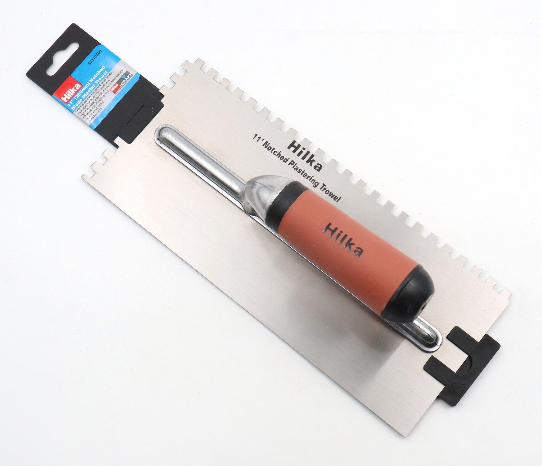 Hilka 11" (280mm) Notched Blade Plasterers Trowel 66170500