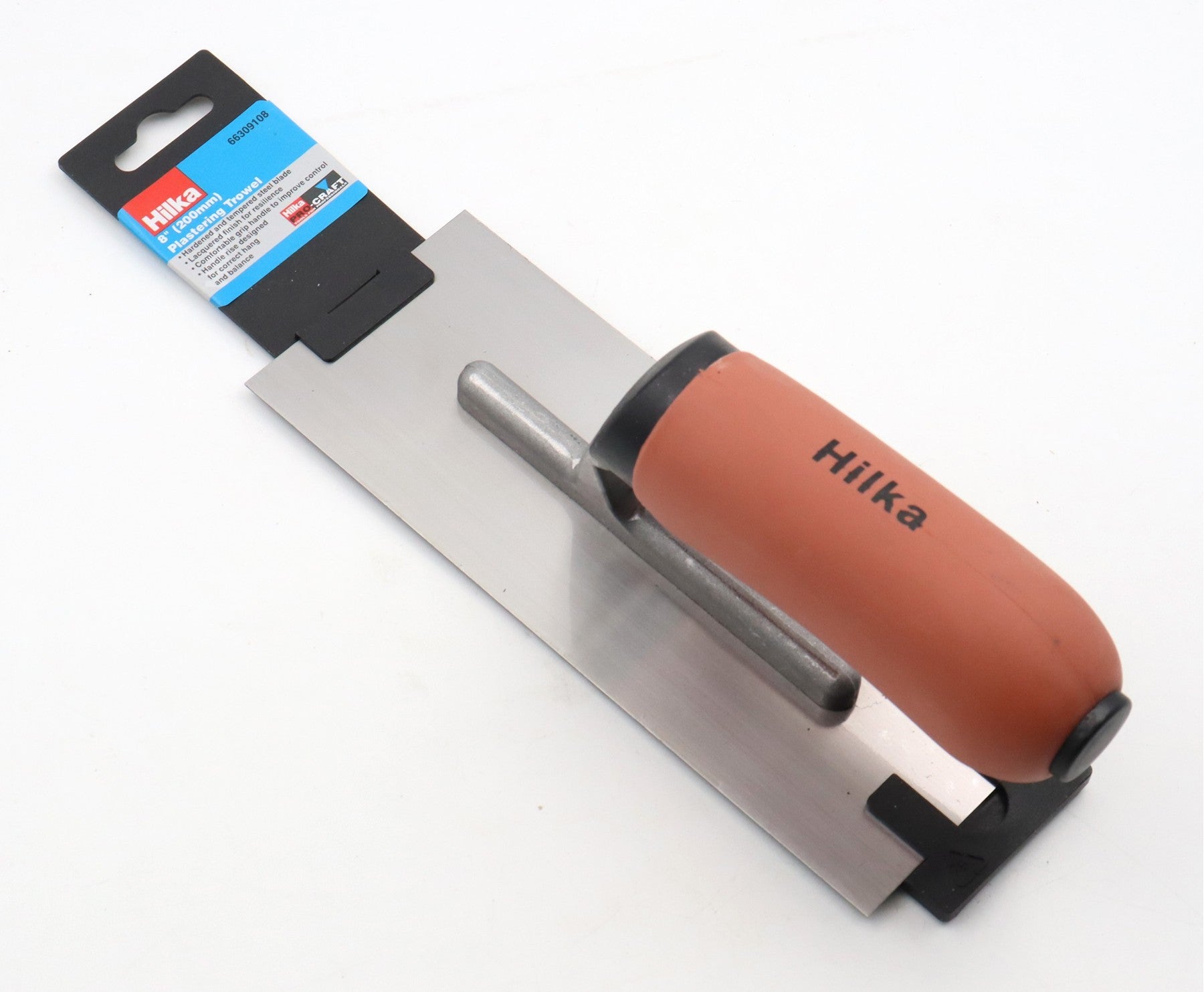 Hilka 8" x 3" Plasterers Soft Grip Trowel 66309108